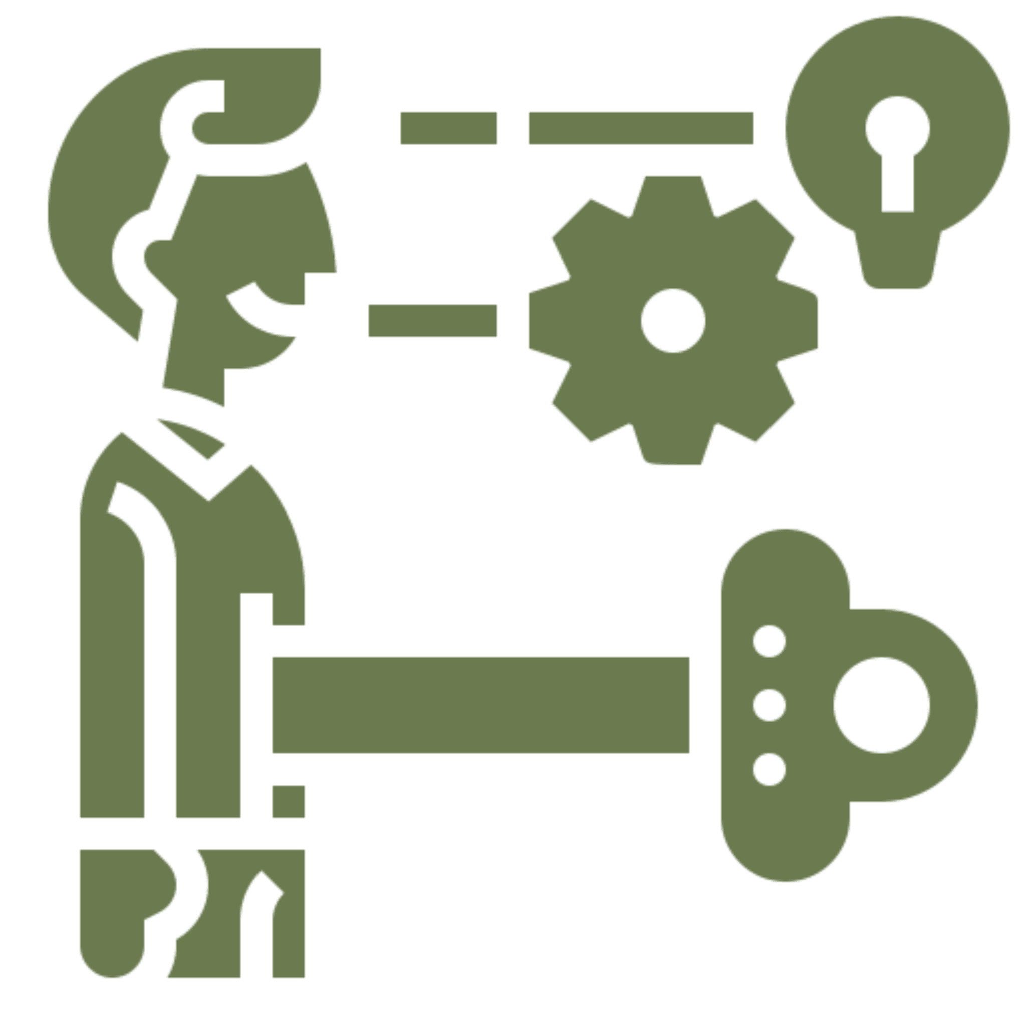 Symbolic thinking and creativity illustration